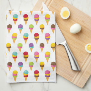 Paño De Cocina Conos de helado