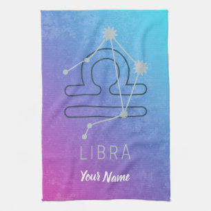 Paño De Cocina Constelación de la estrella libra zodiac de la est