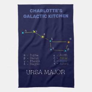 Paño De Cocina Constelación del hemisferio norte Ursa Major
