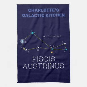 Paño De Cocina Constelación del hemisferio sur Piscis Austrinus