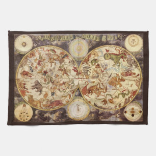 Paño De Cocina Constelaciones, Astronomía Vintage, Frederik de Wi