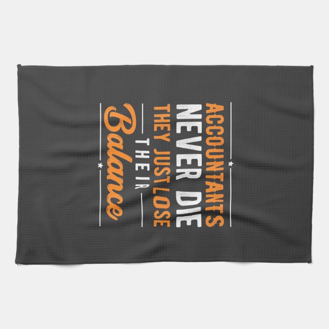 Paño De Cocina Contable su equilibrio (Horizontal)