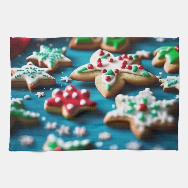 Paño De Cocina Cookie de navidades (Horizontal)