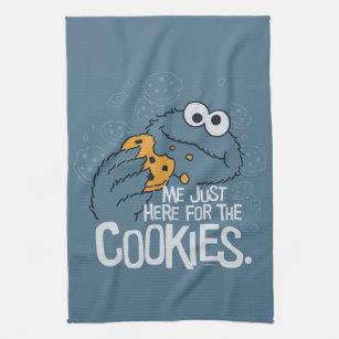 Paño De Cocina Cookie Monster   Yo solo aquí para las galletas