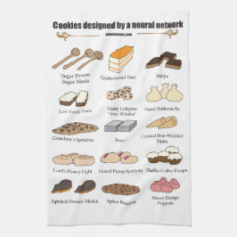 Paño De Cocina Cookies by AI Weirdness - Kitchen towel