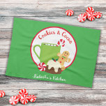 Paño De Cocina COOKIES Y COCOA navidades<br><div class="desc">cookies de Navidades rojos y colección de cacao</div>