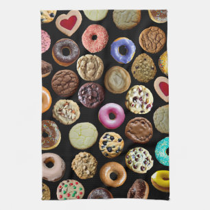 Paño De Cocina Cookies y Doughnut