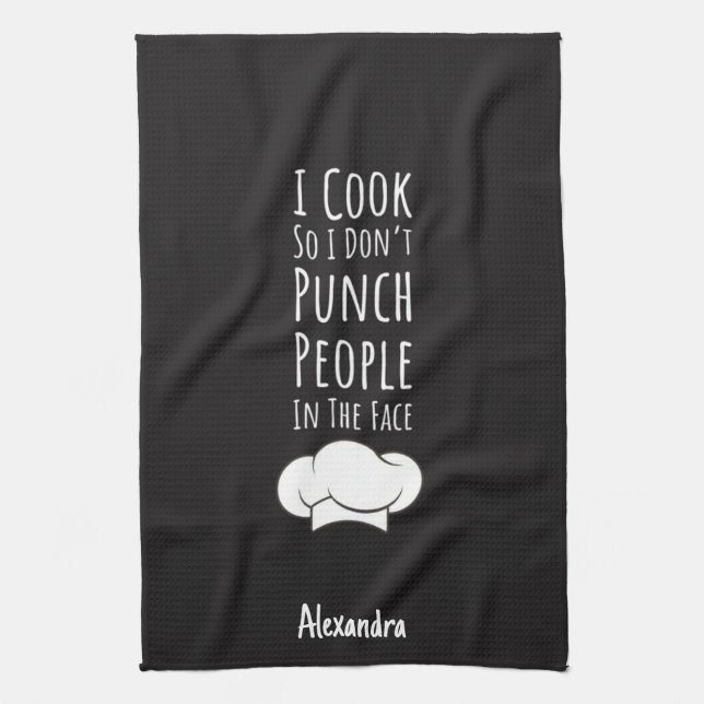 Paño De Cocina Cooking Gifts For Adults Chefs Cooks Funny Humor (Vertical)