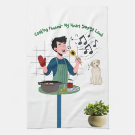 Paño De Cocina Cooking Singing