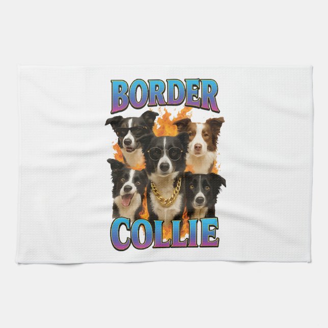 Paño De Cocina Copia de Border Collie (Horizontal)