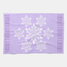 Paño De Cocina Copo de nieve blanco