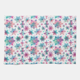 Paño De Cocina Copos de nieve con espíritu