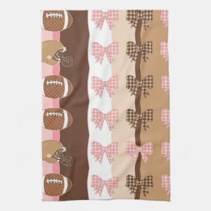 Paño De Cocina Coquette Fútbol Lazos Patrón Leopardo (11)