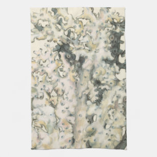 Paño De Cocina Coral de acuarela antigua