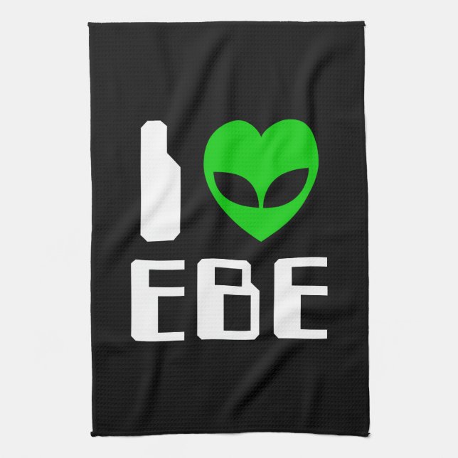 Paño De Cocina Corazón Alien EBE (Vertical)