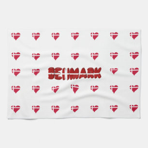 Paño De Cocina Corazón danés