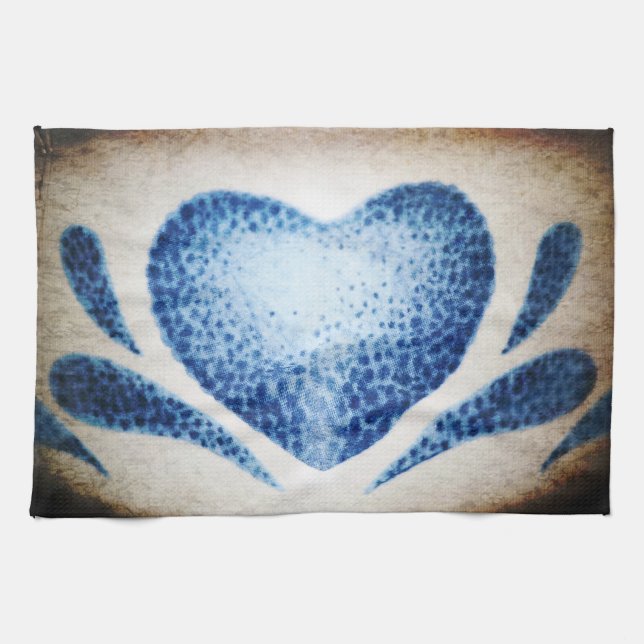 Paño De Cocina Corazón de Shirley Taylor (Horizontal)