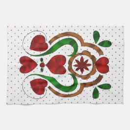 Paño De Cocina Corazón holandés