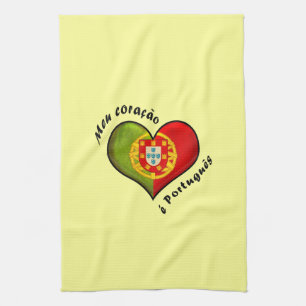 Paño De Cocina Corazón portugués