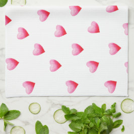 Paño De Cocina Corazón rojo romántico