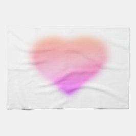 Paño De Cocina corazón rosa