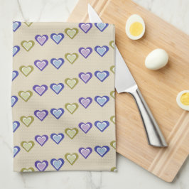 Paño De Cocina Corazones