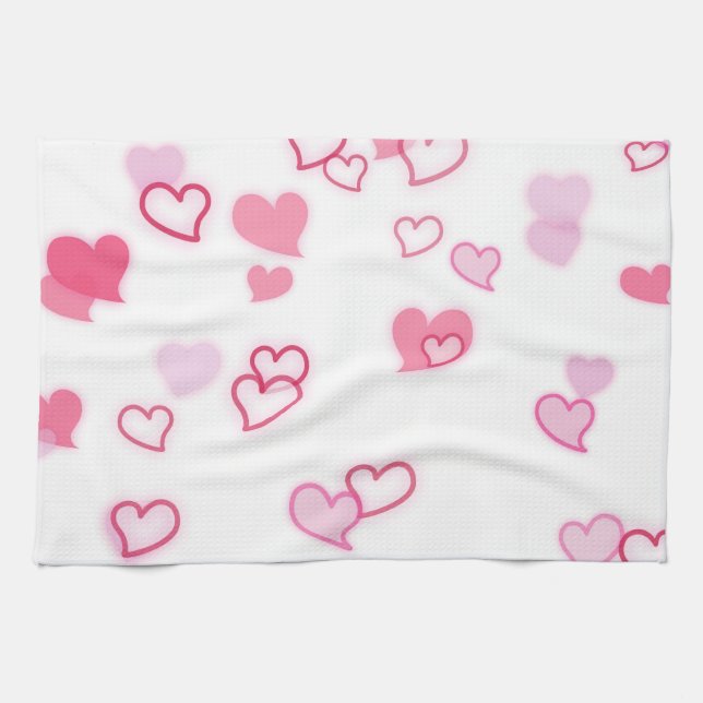 Paño De Cocina Corazones (Horizontal)