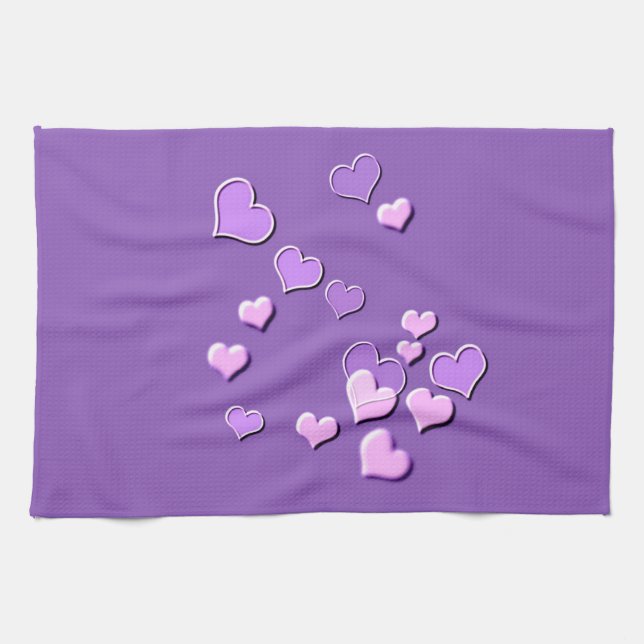 Paño De Cocina corazones (Horizontal)