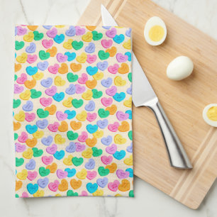 Paño De Cocina Corazones de conversación