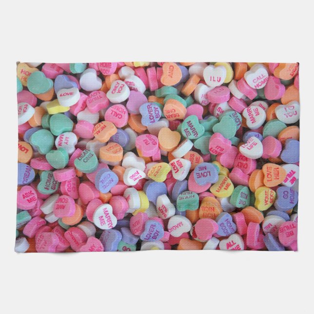 Paño De Cocina Corazones de San Valentín (Horizontal)