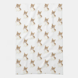 Paño De Cocina Corgi (rojo)