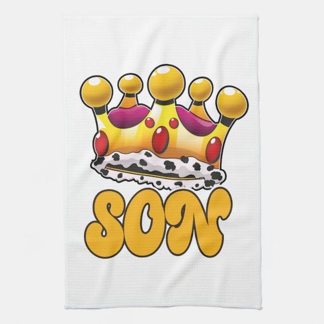 Paño De Cocina Corona de Reyes hijo (Vertical)