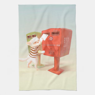 Paño De Cocina Correo electrónico de un gato