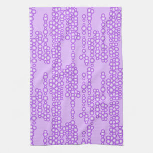 Paño De Cocina Corriente de las burbujas, sombras de la lavanda