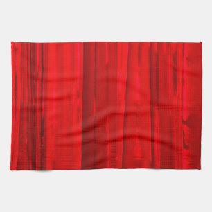 Paño De Cocina Cortina roja