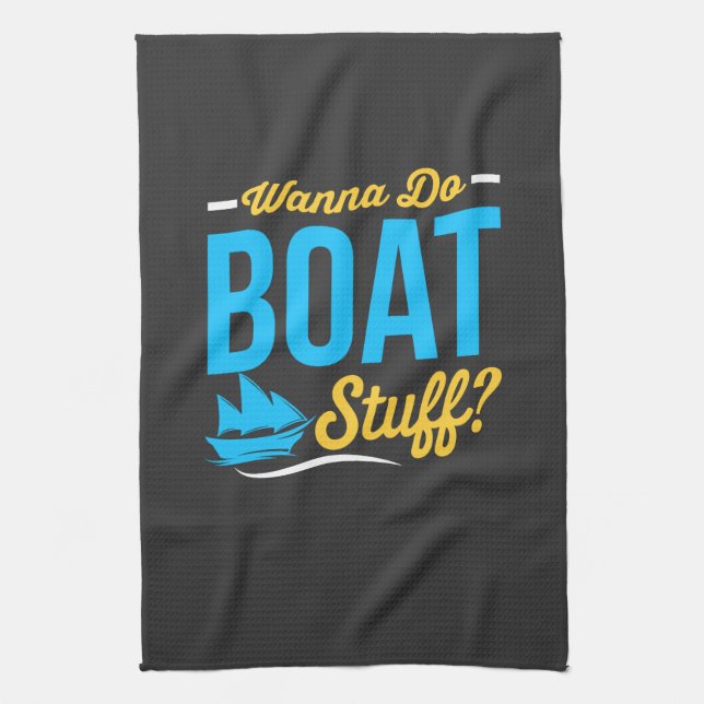 Paño De Cocina Cosas de Barco (Vertical)