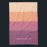 Paño De Cocina Cosecha Paleta-Cosecha Bliss-<br><div class="desc">Experimente la calidez del otoño con nuestra toalla de cocina "Harvest Bliss" de nuestra colección de paletas de cosecha. Con deliciosas rayas Melon, Sigma Naranja Terra, Artful Pink y Sugar Plum, estas toallas premium ofrecen comodidad, durabilidad y un toque de elegancia de temporada. Eleva la decoración de tu cocina este...</div>