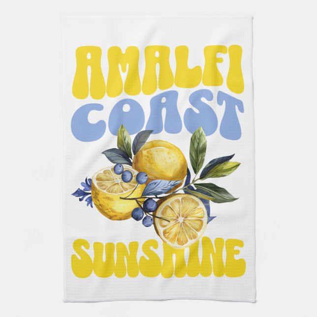 Paño De Cocina Costa Amalfitana Sunshine Lemons (Vertical)