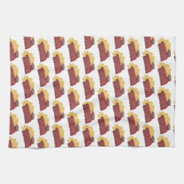 Paño De Cocina Costillas de repuesto BBQ Barbacoa Cocina de costi