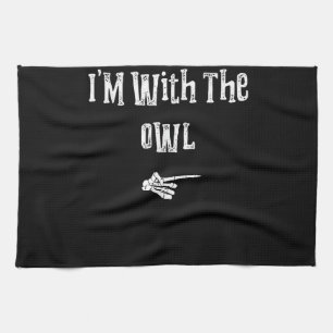 Paño De Cocina Costume de búho de Halloween Parejas divertidas co