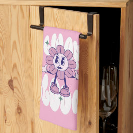 Paño De Cocina Cota de dibujos animados de girasol