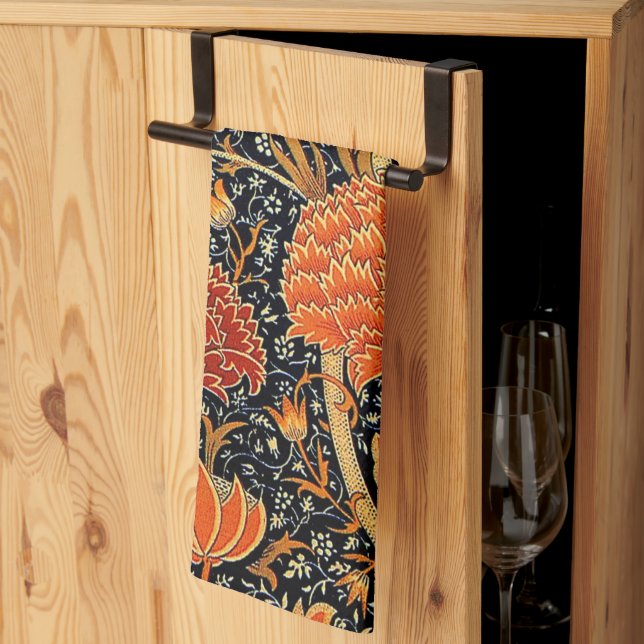 Paño De Cocina Cray, famoso diseño vintage, (Pliegue de tercios)