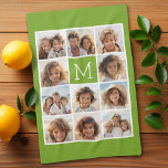 Paño De Cocina Crea tu propia lima de Collage de fotos de Instagr<br><div class="desc">Utiliza hasta 11 fotos de teléfono cuadrado o selfie para crear un regalo único y personal. O puedes mantener al cachorro hipster y hacer un keepsake de moda. Si necesita ajustar las imágenes,  haga clic en la herramienta personalizar para realizar cambios.</div>