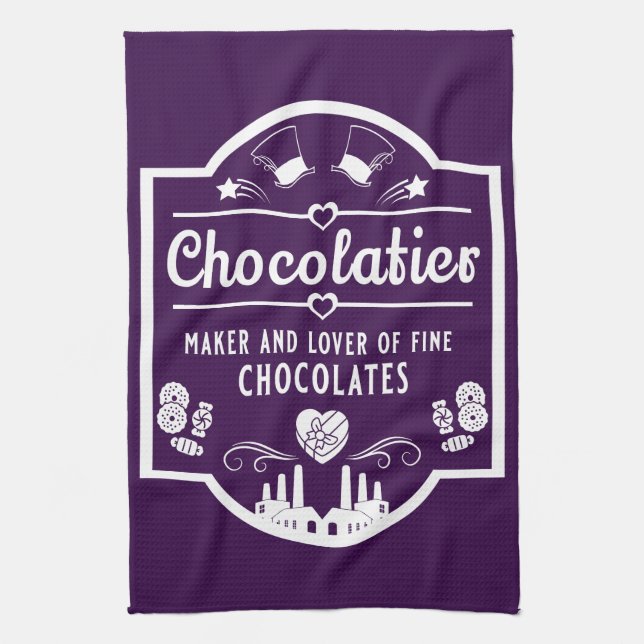 Paño De Cocina Creador de chocolate (Vertical)