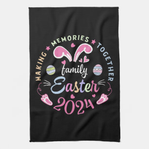 Paño De Cocina Creando recuerdos juntos Pascua familia 2024