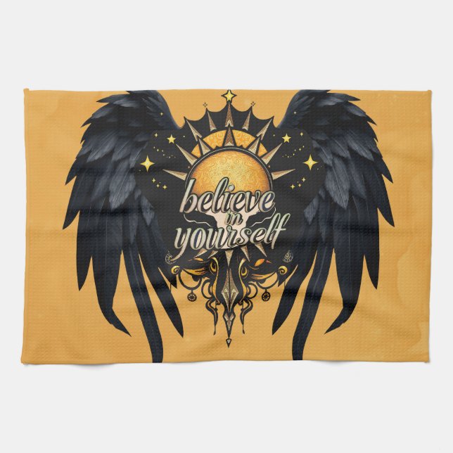 Paño De Cocina Créate en ti mismo, una carta (Horizontal)