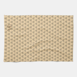 Paño De Cocina Crema de diseño de moda en blanco frío