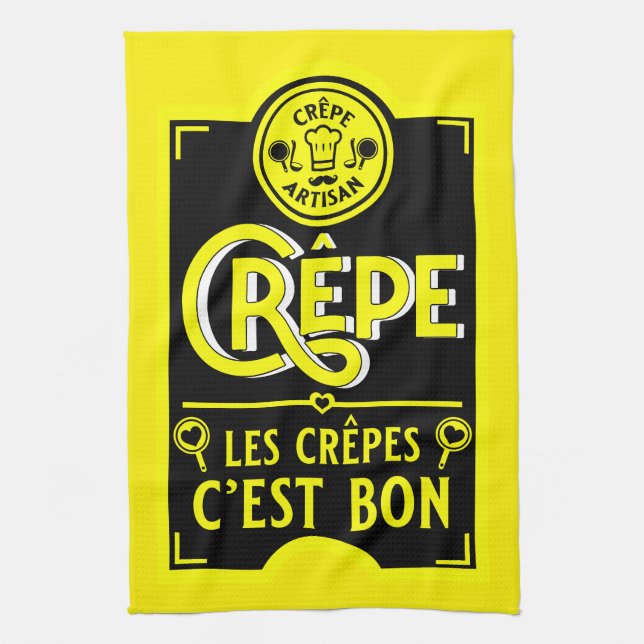 Paño De Cocina Crepes franceses (Vertical)