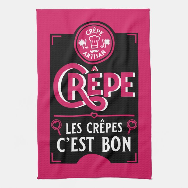 Paño De Cocina Crepes franceses (Vertical)