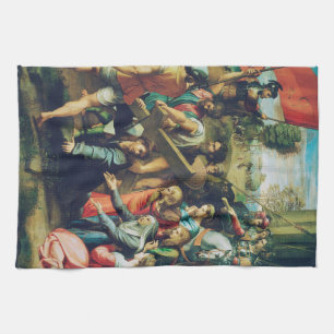 Paño De Cocina Cristo cayendo en el camino al calvario